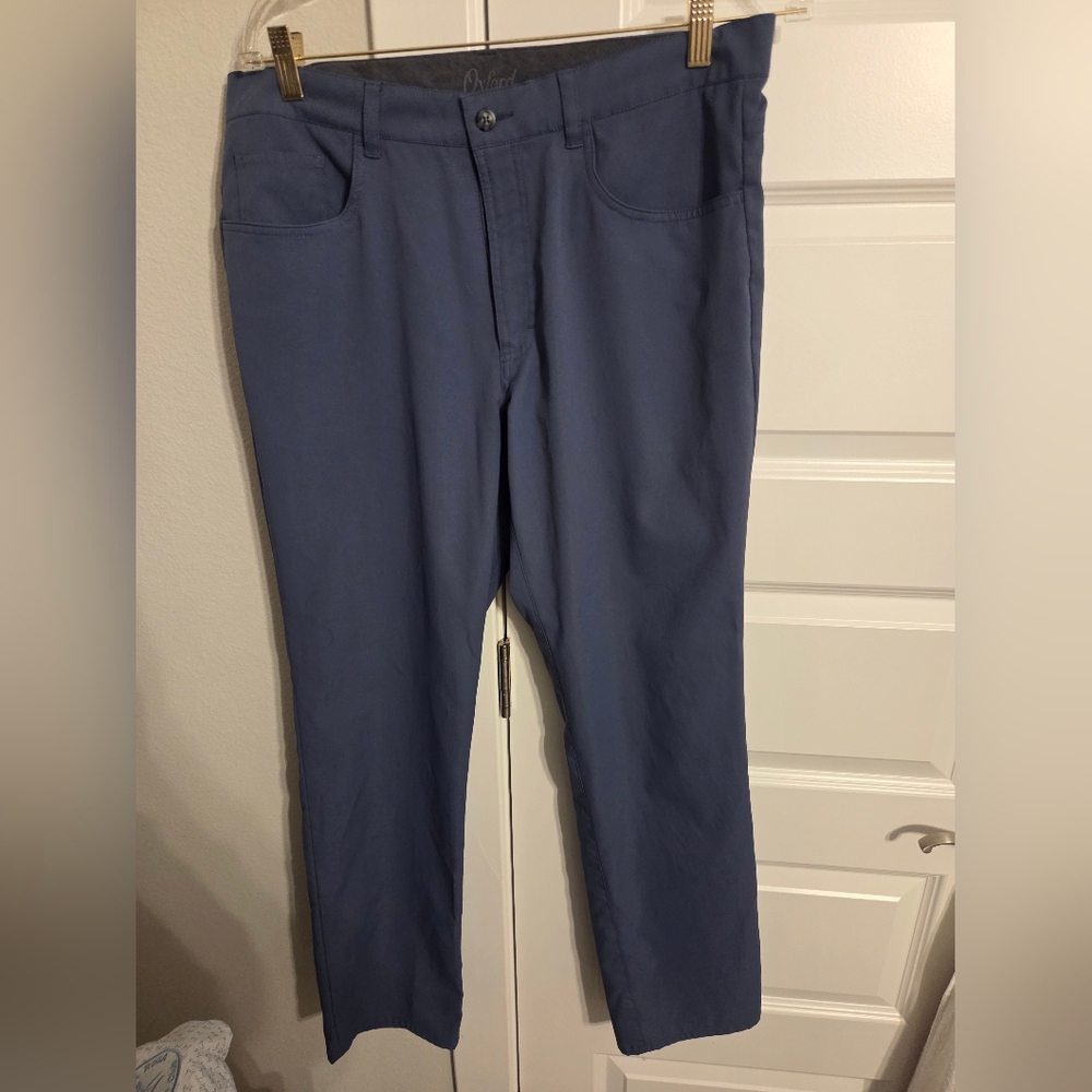 Blue Casual Pants